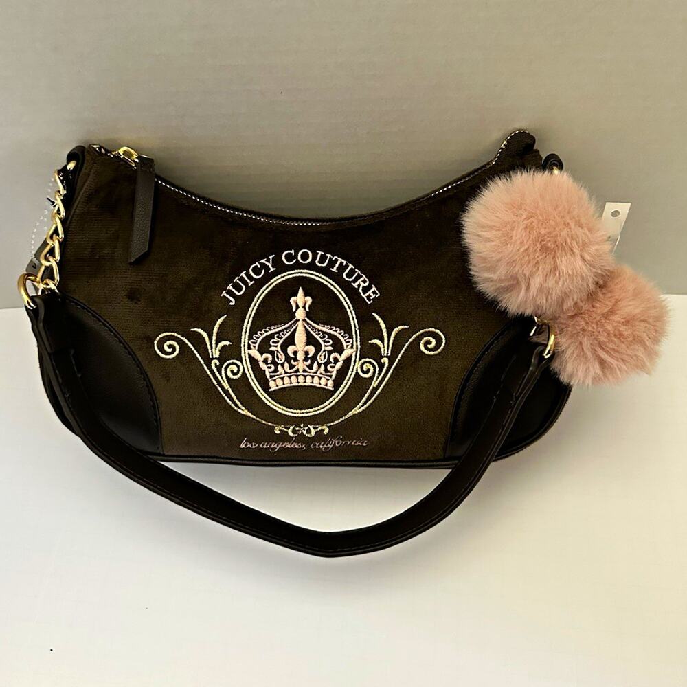 Juicy Couture Brown Chocolate Magnifique Shoulder Bag NWT